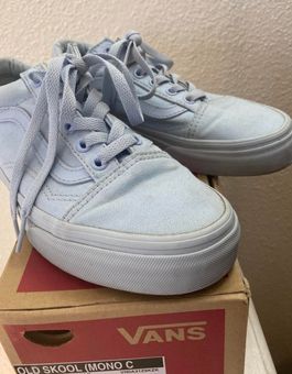 vans old skool mono sky blue