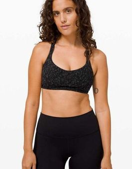 Lululemon Free To Be Bra Wild *Light Support, A/B Cup Grey Camo Size 10 -  $32 - From Haley