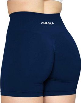 Aurola Workout Shorts Blue - $25 (50% Off Retail) - From Saleen