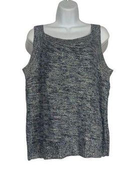 Chico's Women's Sparkly Knit Sweater Tank Top Size Large - $26 - From Brian