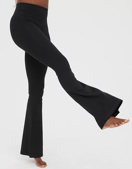 Aerie Offline Real Me Xtra Hold Up! Flare Legging in True Black - $52 (25%  Off Retail) New With Tags - From Jessica