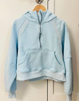 lululemon athletica, Tops, Lululemon Scuba Zip Hoodie Blue Size 6