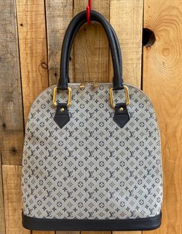 Louis Vuitton Louis Vuitton Alma Haut Navy Monogram Mini Lin Canvas