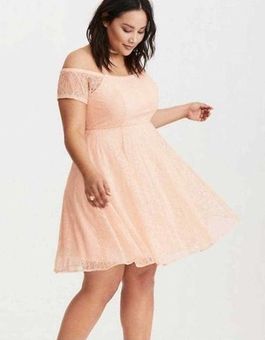 Torrid sales peach dress