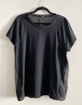 Lululemon Mind Over Miles Short Sleeve 8 Black - $38 - From Caitlin