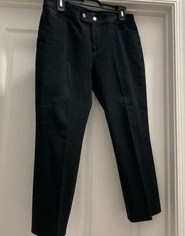 CHAPS size 10 petite black dress pants - $26 - From Sara