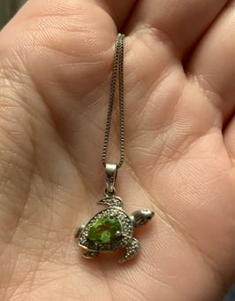 Kay Peridot Turtle Necklace Silver 48 59 Off Retail From