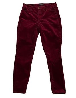 Talbots Burgundy Velveteen Flawless 5 Pocket Jeggings, Sz 6 - $35 - From  Gary