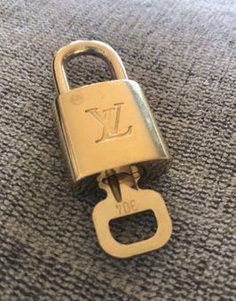 Authentic Brass Louis Vuitton Lock & Key