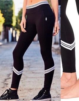 Free People Movement Zephyr Stripe Leggings Black White Size Small - $35 -  From jocelyn