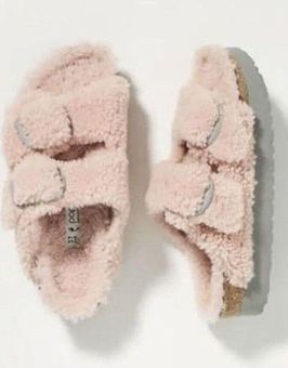 Arizona Teddy Shearling Birkenstock Sandals