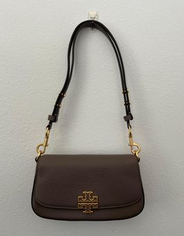 TORY BURCH Britten Convertible Black Messenger Crossbody Bag