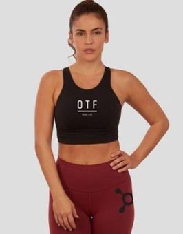 Buy the Lululemon Orange Theory branded long athletic high waist