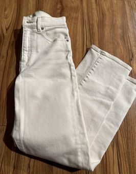 EXPRESS Modern Straight Super High Rise size 0/ white jeans - $30 - From  Hang