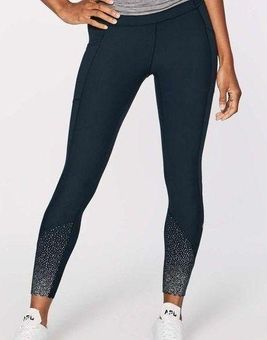 Lululemon Tight Stuff Tight II (25) leggings Nocturnal Teal Size