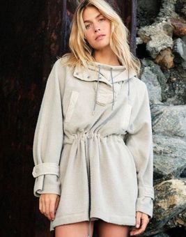 People Sadie Surplus Knit Jacket Gray 