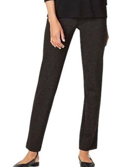 J. Jill Black Ponte Knit Leggings, L