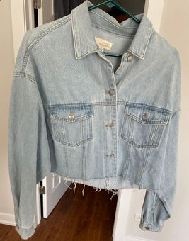 caution to the wind denim jacket