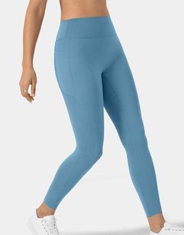 Halara Patitoff High Waisted Side Pocket Leggings in Light Azure