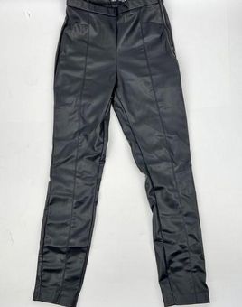 Zara FAUX LEATHER PANTS