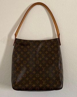 Louis Vuitton Brown, Pattern Print Monogram Looping GM