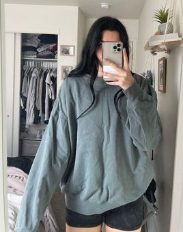 Brandy Melville Sweatshirt Green Size L - $23 (42% Off Retail