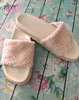 sherpa sandals