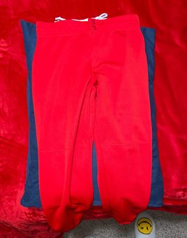 Used Intensity Red Softball Pants W/ Black Piping Girls XL