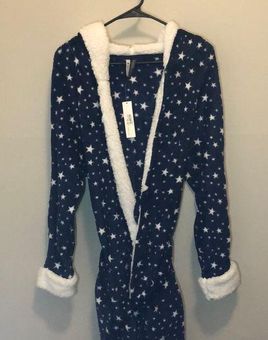 Jaclyn Intimates NWT robe with star design Blue Size M - $8 New With Tags -  From megan
