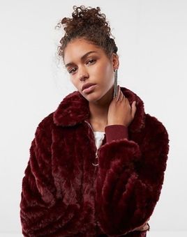 Express fluffy cheap jacket