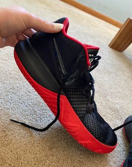 red and black nike basketball shoes