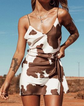 Princess Polly Cow Print Mini Dress 