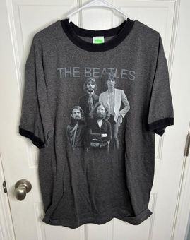 The Beatles Vintage 60s 70s Short Sleeve Band Tee Gray Size XL