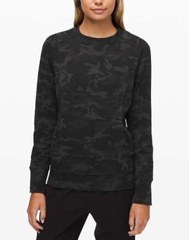 Lululemon Womens Incognito Camo Multi Grey Black Scuba Crew Pullover  Sweatshirt Size 2 - $70 - From Karena