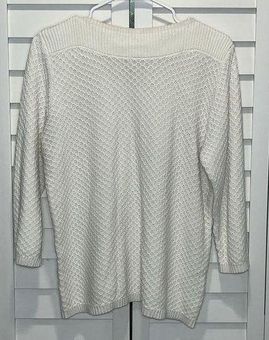 Cotton Blend 3/4 Sleeve Pullover