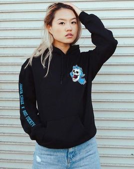Riot Society X Santa Cruz Skateboards Hoodie Black 19 From Azure