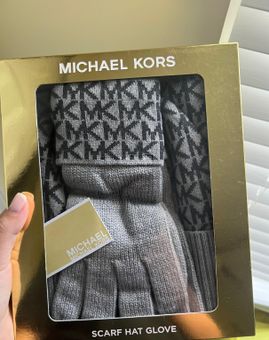 Michael Kors Hat Glove And Scarf Set Gray - $30 (75% Off Retail) New With  Tags - From Beth