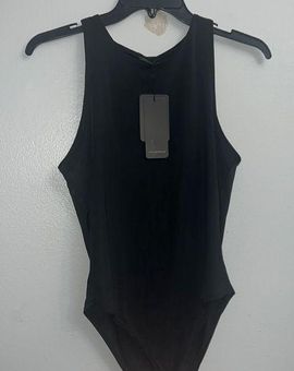 New Small Women's Sexy Sleeveless High Neck Going Out Bodysuit