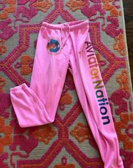 pink purple aviator nation sweatpants｜TikTok Search