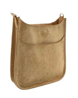 Boutique Ahdorned Crossbody Suede Bag Tan - $70 (30% Off Retail) - From  Lauren