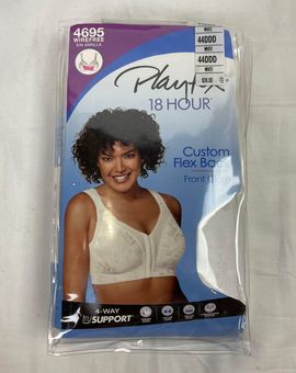 Playtex 18 Hour `Easier On` Women`s Front-Close Bra w Flex Back