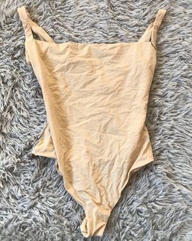 Fits Everybody Square Neck Bodysuit - Sand