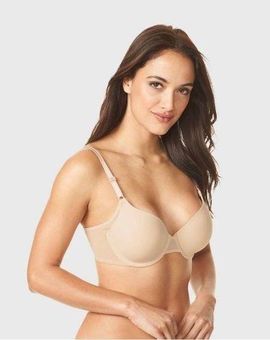 Warners Tan Nude Bra Bralette Mesh Underwire Tan Smoothing NWT Beige  Lingerie Size undefined - $17 New With Tags - From Alexis