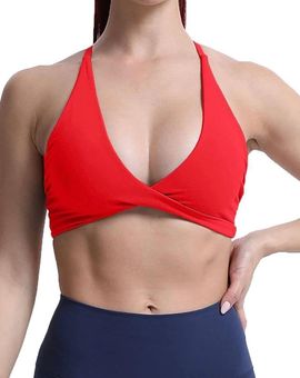 Aoxjox Sports Bra Red Size XS - $15 (53% Off Retail) - From Samantha