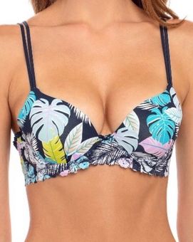 No Boundaries Tropical Bra 38D Back wing Lace, stretch cup, wire, , new no  tag. Blue Size 38 D - $17 - From Vivi