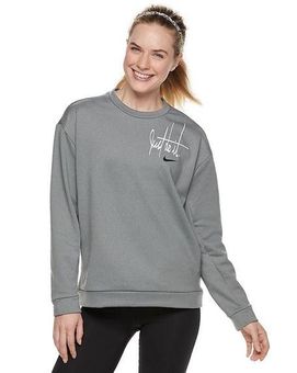 Nike women s therma graphic fleece hotsell training top