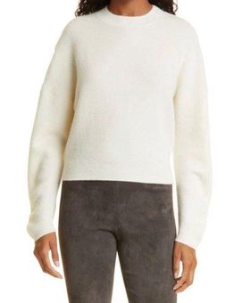 Louis Vuitton - Fox Fur Trim Wool & Cashmere Sweater Beige M