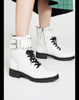 Jennifer studded combat on sale boot