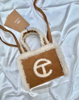 Telfar UGG Small Bag Purse Beige Brown Free Shipping