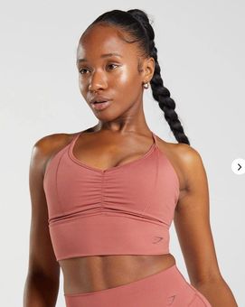 Longline Sports Bra / Brown